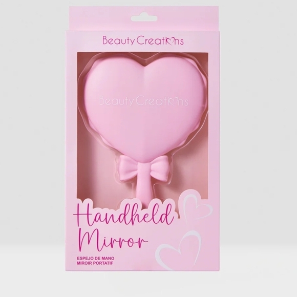 Beauty Creations Other - NWT Beauty Creations Heart Mirror in Soft Pink